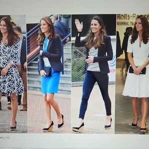 STUART WEITZMAN: NEW Duchess Patent Leather Cream suede wedge shoes